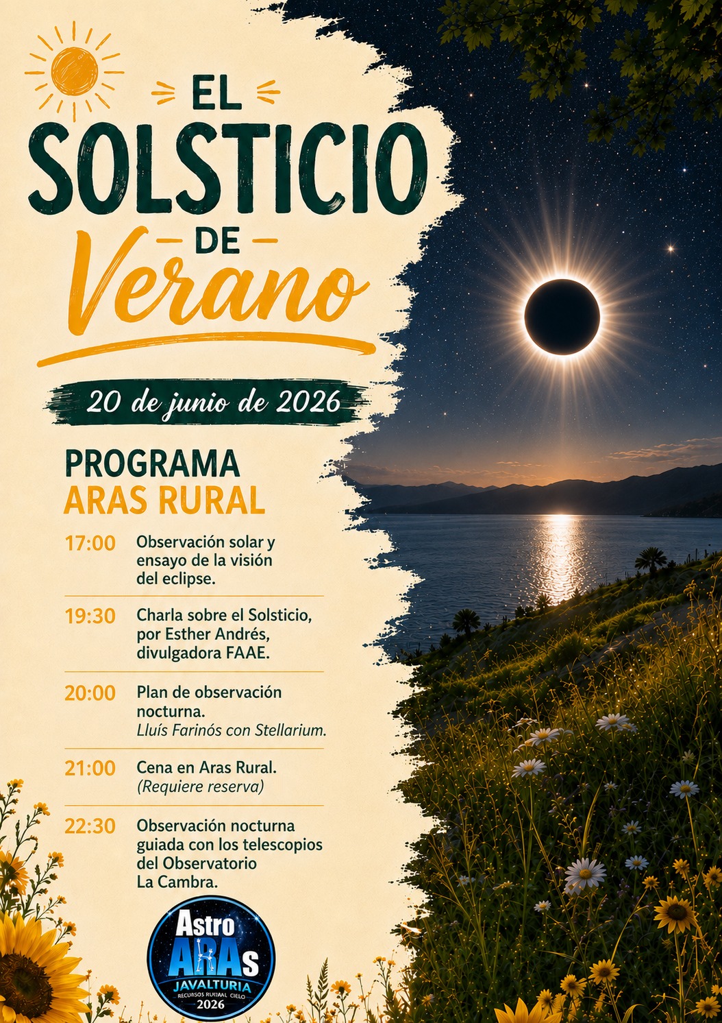 Cartel Solsticio de verano